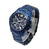  Shop Authentic Guess Flagship Chronograph Blue Dial Blue Steel Strap Watch for Men - W0601G2 - Luxxuri