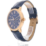  Shop Authentic Guess Analog Blue Dial Blue Leather Strap Watch For Men - W0496G4 - Luxxuri