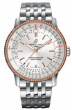  Shop Authentic Breitling Navitimer Automatic 41mm White Dial Silver Stainless Steel Mens Watch - U17326211G1A1 - Luxxuri