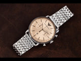  Shop Authentic Emporio Armani Aviator Chronograph Beige Dial Silver Steel Strap Watch For Men - AR11239 - Luxxuri