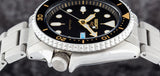  Shop Authentic Seiko 5 Sports Automatic Black Dial Silver Steel Strap Watch For Men - SRPD57K1 - Luxxuri