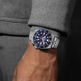  Shop Authentic Seiko 5 Sports GMT SKX Automatic Blueberry Dial Silver Steel Strap Watch For Men - SSK003K1 - Luxxuri