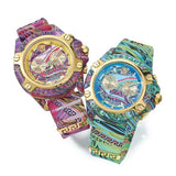  Shop Authentic Versace Icon Active Chronograph Blue Dial Green Rubber Strap Watch For Men - VEZ701322 - Luxxuri