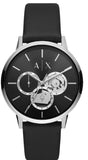  Shop Authentic Armani Exchange Cayde Chronograph Black Dial Black Leather Strap Watch for Men - AX2745 - Luxxuri
