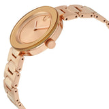  Shop Authentic Movado Bold Rose Gold Dial Rose Gold Steel Strap Watch for Women - 3600387 - Luxxuri