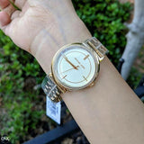  Shop Authentic Michael Kors Cinthia Quartz Gold Dial Gold Steel Strap Watch For Women - MK3681 - Luxxuri