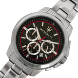  Shop Authentic Maserati Successo Chronograph Black Dial Silver Steel Strap Watch For Men - R8873621009 - Luxxuri
