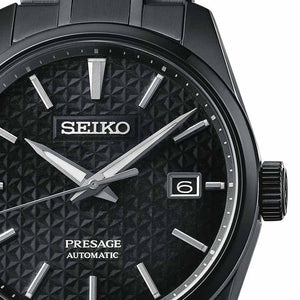 Shop Authentic Seiko Presage Sharp Edged Series Black Dial Black Steel Strap Watch For Men - SPB229J1 - Luxxuri