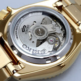  Shop Authentic Seiko 5 Sports US Special Edition Automatic Blue Dial Gold Steel Strap Watch For Men - SRPK20 - Luxxuri
