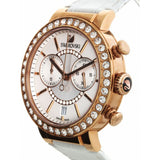  Shop Authentic Swarovski Citra Sphere Chrono White Dial White Leather Strap Watch for Women - 5080602 - Luxxuri