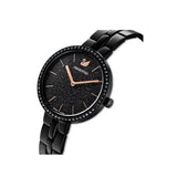  Shop Authentic Swarovski Cosmopolitan PVD Black Dial Black Steel Strap Watch for Women - 5547646 - Luxxuri