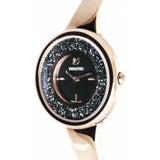  Shop Authentic Swarovski Crystalline Pure Black Dial Rose Gold Steel Strap Watch for Women - 5295334 - Luxxuri