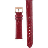 Shop Authentic Swarovski Crystal Flower Red Dial Red Leather Strap Watch for Women - 5552780 - Luxxuri