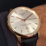  Shop Authentic Tissot Chemin Des Tourelles Powermatic 80 Silver Dial Brown Leather Strap Watch For Men - T099.407.36.037.00 - Luxxuri
