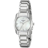  Shop Authentic Tissot T Wave Mother of Pearl Dial Two Tone Steel Strap Watch For Women - T023.210.11.117.00 - Luxxuri