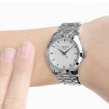  Shop Authentic Tissot T Trend Couturier White Dial Silver Steel Strap Watch For Women - T035.210.11.011.00 - Luxxuri