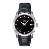  Shop Authentic Tissot T Trend Couturier Black Dial Black Leather Strap Watch For Women - T035.210.16.051.00 - Luxxuri