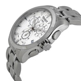  Shop Authentic Tissot Couturier Chronograph White Dial Silver Steel Strap Watch For Men - T035.617.11.031.00 - Luxxuri