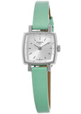  Shop Authentic Tissot T Lady Lovely Square Silver Dial Light Green Leather Strap Watch for Women - T058.109.16.031.01 - Luxxuri