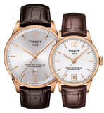  Shop Authentic Tissot Chemin Des Tourelles Powermatic 80 Lady Silver Dial Brown Leather Strap Watch For Women - T099.207.36.037.00 - Luxxuri