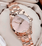  Shop Authentic Tissot T Wave Rose Gold Dial Rose Gold Steel Strap Watch For Women - T112.210.33.456.00 - Luxxuri