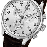  Shop Authentic Tissot Chrono XL Silver Dial Brown Leather Strap Watch For Men - T116.617.16.037.00 - Luxxuri