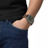  Shop Authentic Tissot T Sport Chrono XL Green Dial Brown Leather Strap Watch For Men - T116.617.36.097.00 - Luxxuri
