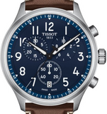  Shop Authentic Tissot Chrono XL Vintage Blue Dial Brown Leather Strap Watch For Men - T116.617.16.042.00 - Luxxuri