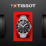  Shop Authentic Tissot Seastar 1000 Chronograph Black Dial Silver Steel Strap Watch For Men - T120.417.11.051.00 - Luxxuri