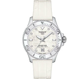  Shop Authentic Tissot Seastar 1000 Mother of Pearl White Dial White Rubber Strap Watch for Women - T120.210.17.116.00 - Luxxuri