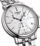  Shop Authentic Tissot Carson Premium White Dial Silver Steel Strap Watch For Men - T122.417.11.011.00 - Luxxuri