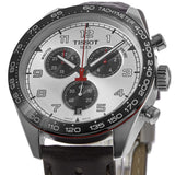  Shop Authentic Tissot T Sport PRS 516 Chronograph Silver Dial Brown Leather Strap Watch for Men - T131.617.16.032.00 - Luxxuri