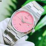  Shop Authentic Tissot PRX Quartz Pink Dial Silver Steel Strap Watch for Women - T137.210.11.331.00 - Luxxuri
