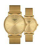  Shop Authentic Tissot Everytime Lady Gold Dial Gold Mesh Bracelet Watch for Women - T143.210.33.021.00 - Luxxuri