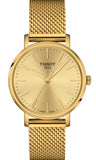  Shop Authentic Tissot Everytime Gent Gold Dial Gold Mesh Bracelet Watch for Men - T143.410.33.021.00 - Luxxuri