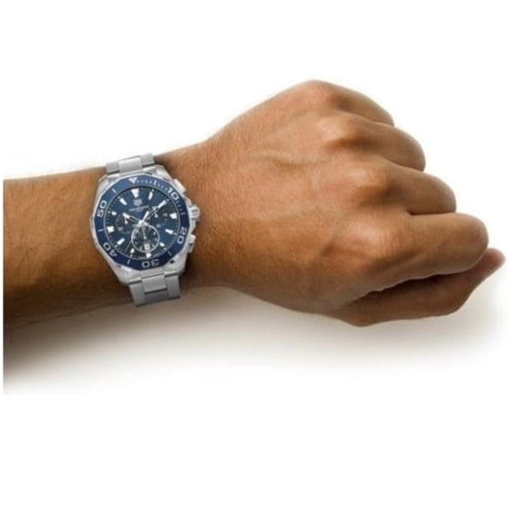  Shop Authentic Tag Heuer Aquaracer Blue Dial Watch for Men - CAY111B.BA0927 - Luxxuri
