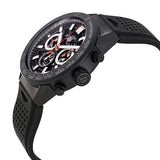  Shop Authentic Tag Heuer Carrera Automatic Chronograph Black Dial Black Rubber Strap Watch for Men - CBG2A90.FT6173 - Luxxuri