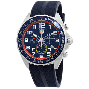  Shop Authentic Tag Heuer Formula 1 Red Bull Racing Chronograph Blue Dial Blue Rubber Strap Watch for Men - CAZ101AL.FT8052 - Luxxuri
