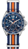  Shop Authentic Tag Heuer Formula 1 Chronograph 43mm Blue Dial NATO Strap Watch for Men - CAZ1014.FC8196 - Luxxuri