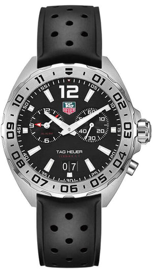 Shop Authentic Tag Heuer Formula 1 Alarm Quartz Black Dial Black Rubber Strap Watch for Men -  WAZ111A.FT8023 - Luxxuri
