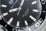  Shop Authentic Tag Heuer Aquaracer Quartz Black Dial Silver Steel Strap Watch for Men - WAY101A.BA0746 - Luxxuri