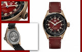  Shop Authentic Tag Heuer Autavia Calibre 5 Chinese New Year Maroon Dial Maroon Leather Strap Watch for Men - WBE5193.FC8300 - Luxxuri
