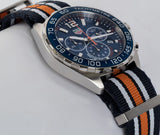  Shop Authentic Tag Heuer Formula 1 Chronograph 43mm Blue Dial NATO Strap Watch for Men - CAZ1014.FC8196 - Luxxuri