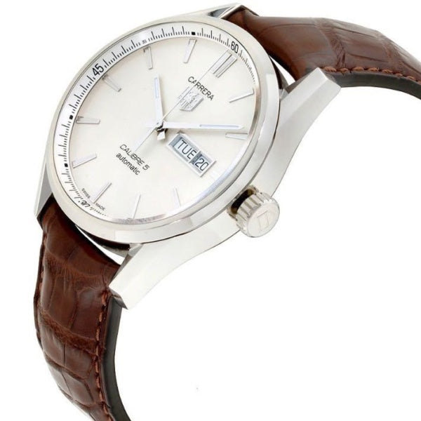  Shop Authentic Tag Heuer Carrera Silver Dial Watch for Men - WAR201B.FC6291 - Luxxuri