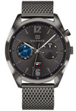  Shop Authentic Tommy Hilfiger Deacon Multifunction Black Dial Black Mesh Bracelet Watch for Men - 1791546 - Luxxuri