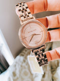  Shop Authentic Michael Kors Cinthia Mother of Pearl Rose Gold Dial Rose Gold Steel Strap Watch for Women - MK3643 - Luxxuri