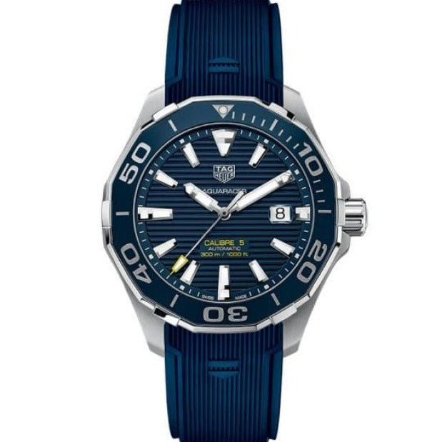  Shop Authentic Tag Heuer Aquaracer Blue Dial Watch for Men - WAY201B.FT6150 - Luxxuri