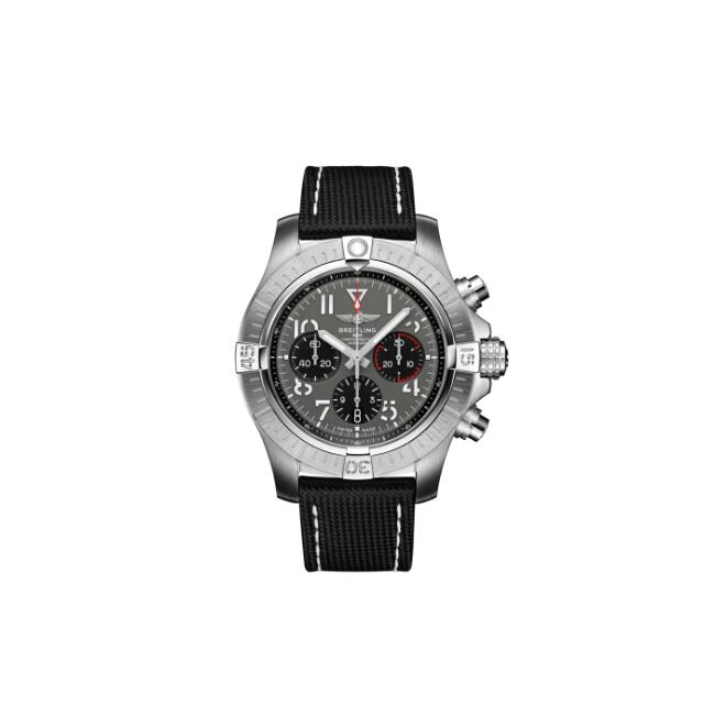  Shop Authentic Breitling Avenger B01 Chronograph 45 Anthracite Dial Black Nylon Strap Watch for Men - AB01821A1B1X1 - Luxxuri