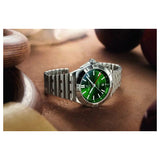  Shop Authentic Breitling Chronomat GMT 40 Green Dial Silver Steel Strap Watch for Men - A32398101L1A1 - Luxxuri