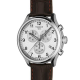  Shop Authentic Tissot T Sport Chrono XL Classic Silver Dial Brown Leather Strap Watch For Men - T116.617.16.037.00 - Luxxuri